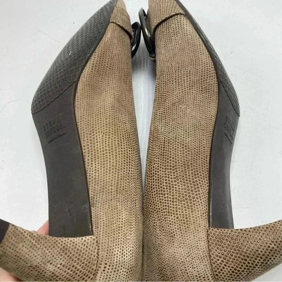 Stuart Weitzman The Tube Textured Pumps pilgrim minimalist - Picture 3 of 7